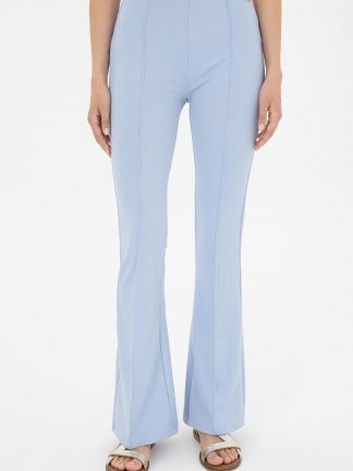 شلوار راحتی زنانه آبی روشن یو اس پولو