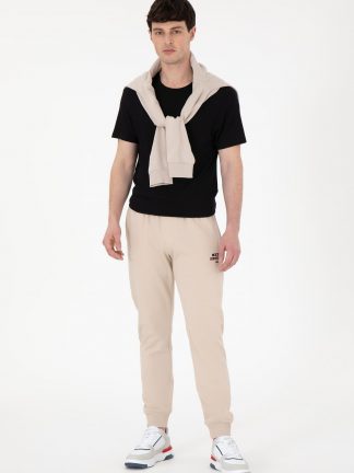 شلوار راحتی مردانه طوسی یو اس پولو