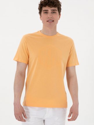 تی شرت مردانه خربزه ای یو اس پولو