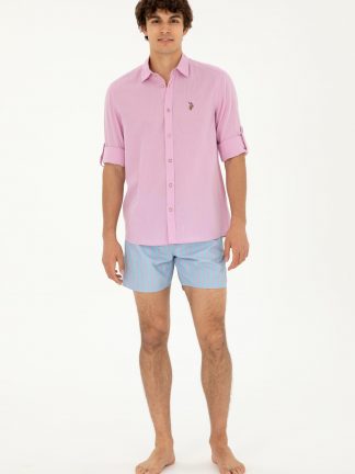 مایو مردانه نعنایی یو اس پولو