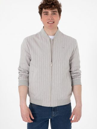 کت مردانه خاکستری روشن یو اس پولو