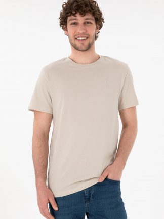 تی شرت مردانه طوسی یو اس پولو