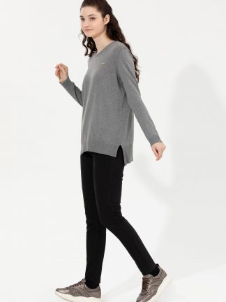 شلوار کتان زنانه مشکی یو اس پولو