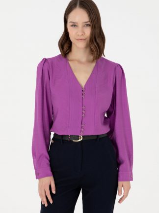 شومیز زنانه یاسی یو اس پولو