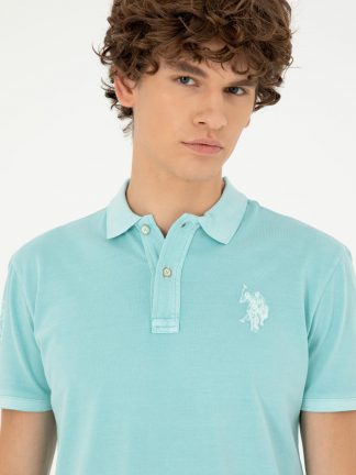 پولوشرت مردانه نعنایی یو اس پولو