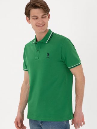پولوشرت مردانه سبز یو اس پولو