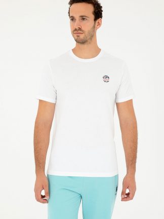 تی شرت مردانه سفید یو اس پولو