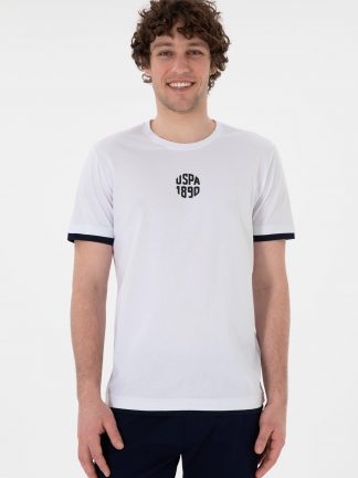 تی شرت مردانه سفید یو اس پولو