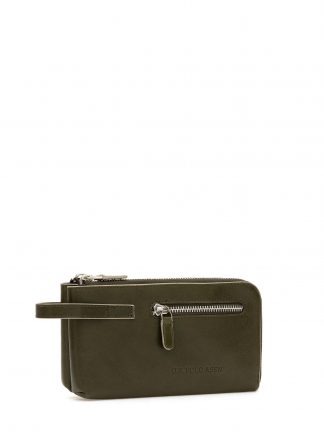 کیف پول و کارت مردانه سبز یو اس پولو