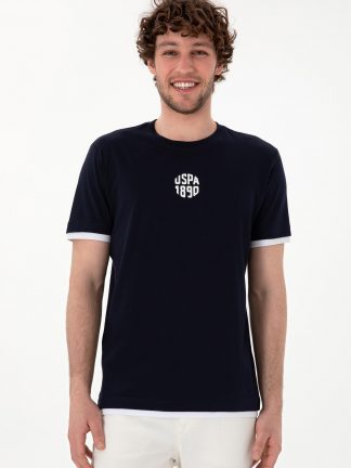 تی شرت مردانه سرمه ای یو اس پولو