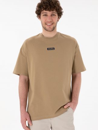 تی شرت مردانه خاکی روشن یو اس پولو