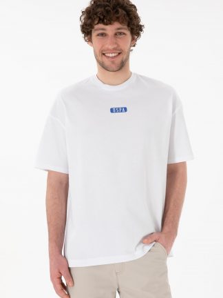 تی شرت مردانه سفید یو اس پولو