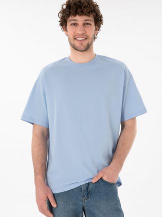 تی شرت مردانه آبی روشن یو اس پولو