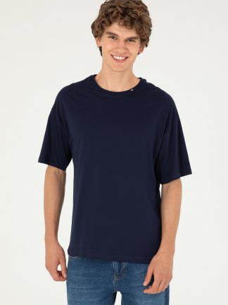 تی شرت مردانه سرمه ای یو اس پولو