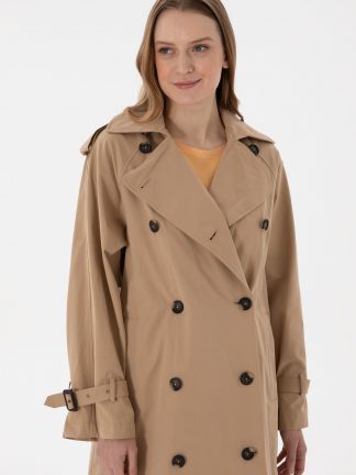 بارانی زنانه شتری یو اس پولو