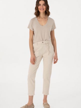 شلوار جین زنانه بژ یو اس پولو