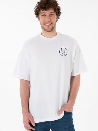 تی شرت مردانه سفید یو اس پولو