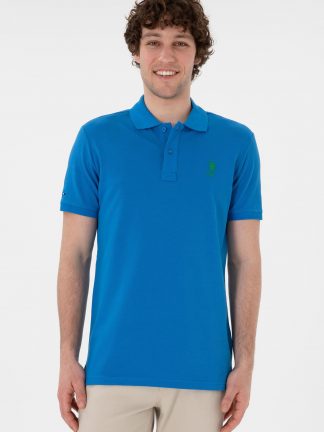 پولوشرت مردانه آبی کوبالت یو اس پولو