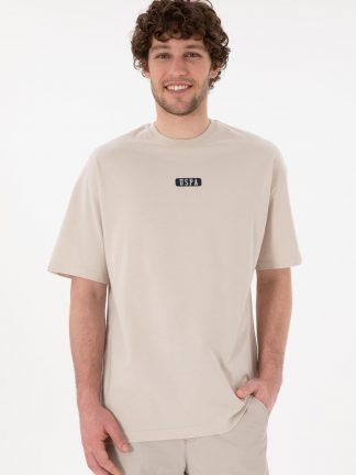 تی شرت مردانه طوسی یو اس پولو