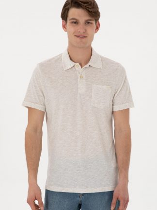 پولوشرت مردانه کرم یو اس پولو