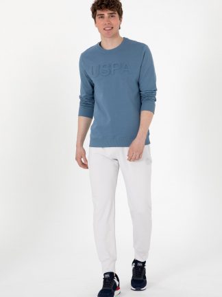 شلوار راحتی مردانه خاکستری روشن یو اس پولو