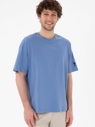 تی شرت مردانه آبی تیره یو اس پولو