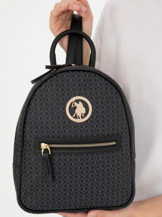 کوله پشتی زنانه مشکی یو اس پولو