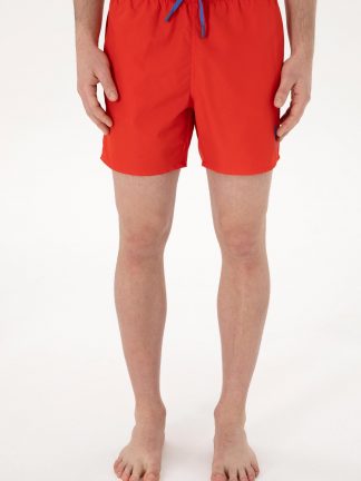 مایو مردانه قرمز یو اس پولو