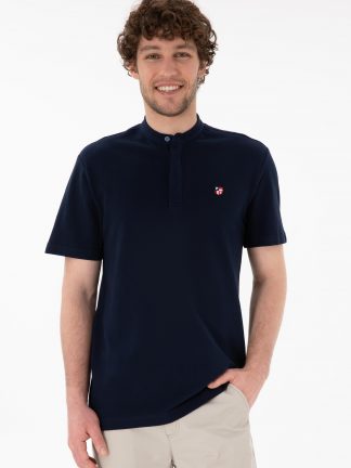 تی شرت مردانه سرمه ای یو اس پولو