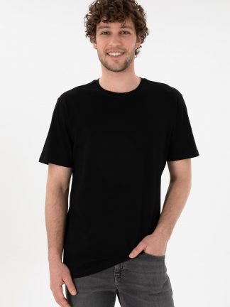 تی شرت مردانه مشکی یو اس پولو