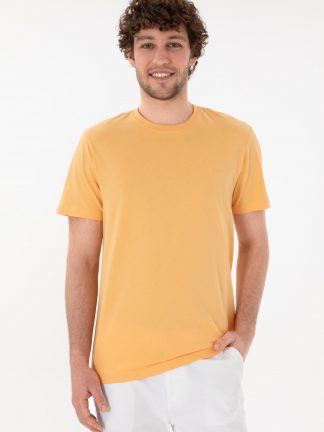 تی شرت مردانه خربزه ای یو اس پولو