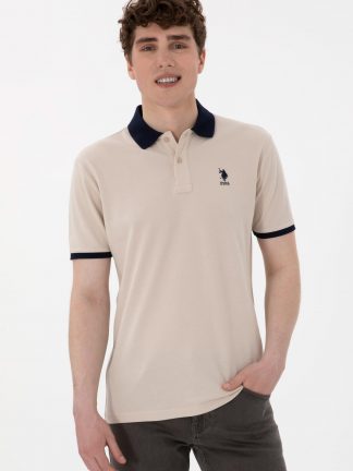 پولوشرت مردانه طوسی یو اس پولو