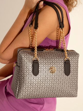 کیف زنانه طلایی یو اس پولو