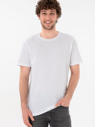 تی شرت مردانه سفید یو اس پولو