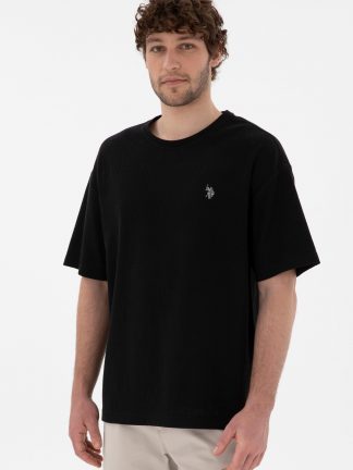 تی شرت مردانه مشکی یو اس پولو