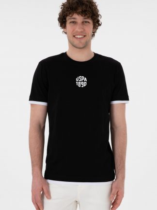 تی شرت مردانه مشکی یو اس پولو