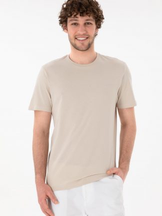 تی شرت مردانه طوسی یو اس پولو