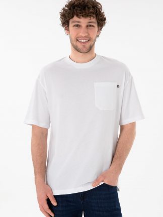 تی شرت مردانه سفید یو اس پولو