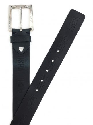 کمربند مردانه نیلی یو اس پولو