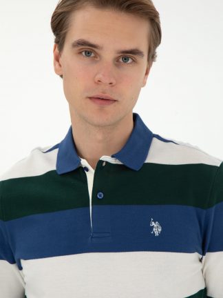 پولوشرت مردانه سبز تیره یو اس پولو