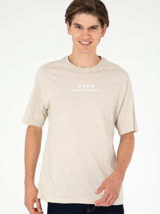 تی شرت مردانه طوسی یو اس پولو