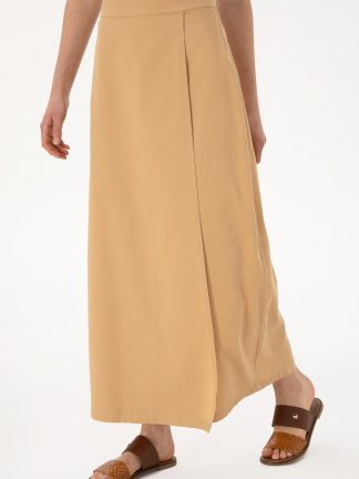 دامن ماکسی شتری یو اس پولو