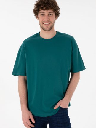 تی شرت مردانه سبز تیره یو اس پولو