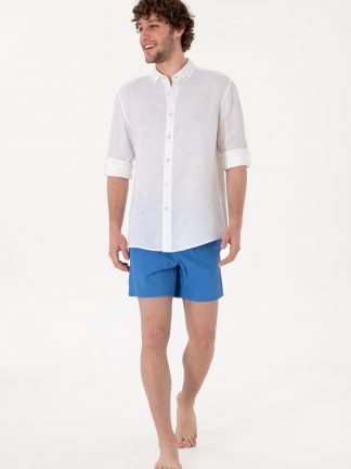 مایو مردانه نیلی یو اس پولو