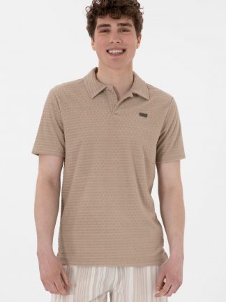 پولوشرت مردانه بژ یو اس پولو