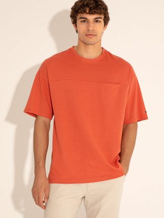 تی شرت مردانه صورتی پودری یو اس پولو