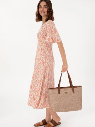 کیف زنانه بژ یو اس پولو