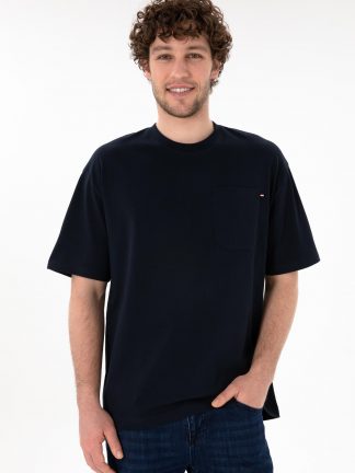 تی شرت مردانه سرمه ای یو اس پولو