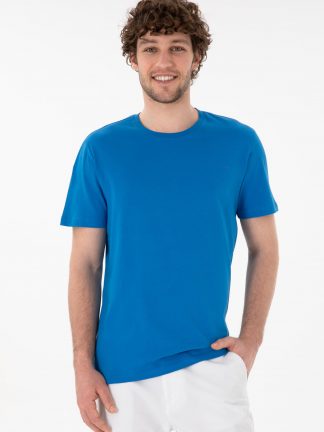 تی شرت مردانه آبی کوبالت یو اس پولو