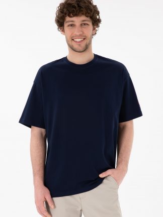 تی شرت مردانه سرمه ای یو اس پولو